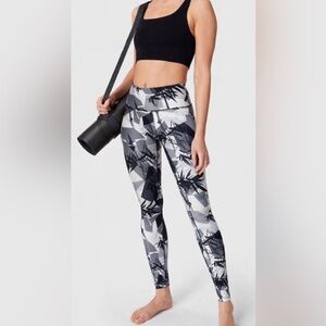 2pc💎Sweaty Betty Leggings & Balance Sports Bra Both Size Small Black/White